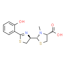ChemSpider 2D Image | Pyochelin I | C14H16N2O3S2