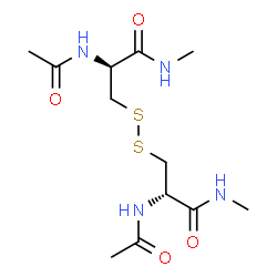ChemSpider 2D Image | N,N'-Diacetyl-N,N'-dimethyl-D-cystinamide | C12H22N4O4S2