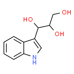 ChemSpider 2D Image | Indole-3-glycerol | C11H13NO3