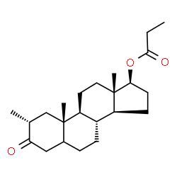 ChemSpider 2D Image | 2a-Methyldihydrotestosterone Propionate | C23H36O3