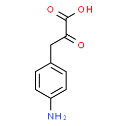 ChemSpider 2D Image | 3-(4-Aminophenyl)-2-oxopropanoic acid | C9H9NO3