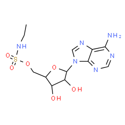 ChemSpider 2D Image | 5'-O-(Ethylsulfamoyl)adenosine | C12H18N6O6S