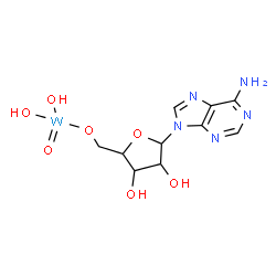 ChemSpider 2D Image | (Adenosinato-kappaO~5'~)(dihydroxy)oxotungsten | C10H14N5O7W