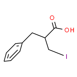 ChemSpider 2D Image | (2R)-2-Benzyl-3-iodopropanoic acid | C10H11IO2