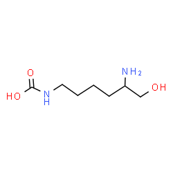 ChemSpider 2D Image | (5r)-5-Amino-6-Hydroxyhexylcarbamic Acid | C7H16N2O3
