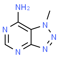 ChemSpider 2D Image | 1-Methyl-1H-[1,2,3]triazolo[4,5-d]pyrimidin-7-amine | C5H6N6