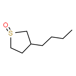 ChemSpider 2D Image | 3-butylthiolane 1-oxide | C8H16OS