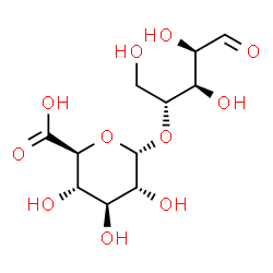 ChemSpider 2D Image | 4-O-alpha-D-Glucopyranuronosyl-D-xylose | C11H18O11