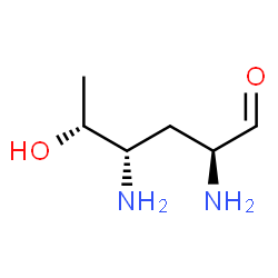 ChemSpider 2D Image | 2,4-Diamino-2,3,4,6-tetradeoxy-D-arabino-hexose | C6H14N2O2