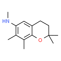 ChemSpider 2D Image | N,2,2,7,8-Pentamethyl-6-chromanamine | C14H21NO