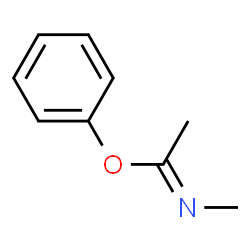 ChemSpider 2D Image | phenyl n-methylacetimidate | C9H11NO