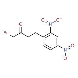 ChemSpider 2D Image | 1-Bromo-4-(2,4-dinitrophenyl)-2-butanone | C10H9BrN2O5