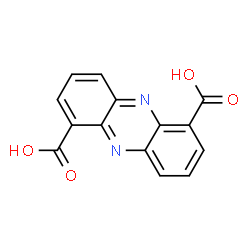 ChemSpider 2D Image | 1,6-Phenazinedicarboxylic acid | C14H8N2O4