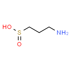 ChemSpider 2D Image | 3-Amino-1-propanesulfinic acid | C3H9NO2S