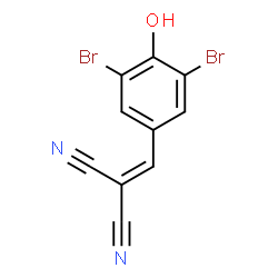 ChemSpider 2D Image | (3,5-Dibromo-4-hydroxybenzylidene)malononitrile | C10H4Br2N2O
