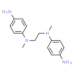 ChemSpider 2D Image | N~1~,N~1~'-1,2-Ethanediylbis(N-methyl-1,4-benzenediamine) | C16H22N4