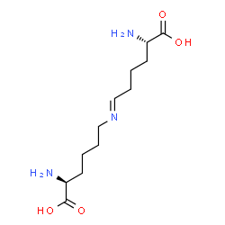 ChemSpider 2D Image | (E)-N~6~-[(5S)-5-Amino-5-carboxypentylidene]-L-lysine | C12H23N3O4