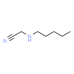 ChemSpider 2D Image | (Pentylamino)acetonitrile | C7H14N2