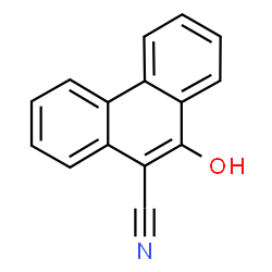 ChemSpider 2D Image | 10-Hydroxy-9-phenanthrenecarbonitrile | C15H9NO