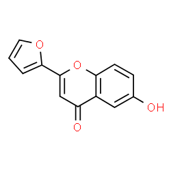 ChemSpider 2D Image | 2-(2-Furyl)-6-hydroxy-4H-chromen-4-one | C13H8O4