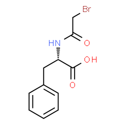 ChemSpider 2D Image | N-(Bromoacetyl)-L-phenylalanine | C11H12BrNO3