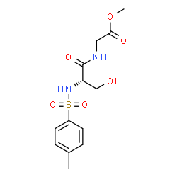 ChemSpider 2D Image | Methyl N-[(4-methylphenyl)sulfonyl]-L-serylglycinate | C13H18N2O6S