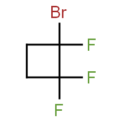 ChemSpider 2D Image | 1-Bromo-1,2,2-trifluorocyclobutane | C4H4BrF3