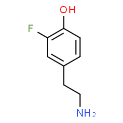 ChemSpider 2D Image | 4-(2-Aminoethyl)-2-fluorophenol | C8H10FNO