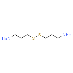 ChemSpider 2D Image | 3,3'-Disulfanediyldi(1-propanamine) | C6H16N2S2