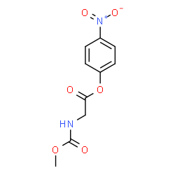 ChemSpider 2D Image | 4-Nitrophenyl N-(methoxycarbonyl)glycinate | C10H10N2O6