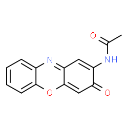 ChemSpider 2D Image | N-(3-Oxo-3H-phenoxazin-2-yl)acetamide | C14H10N2O3