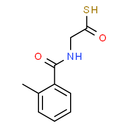 ChemSpider 2D Image | [(2-Methylbenzoyl)amino]ethanethioic S-acid | C10H11NO2S