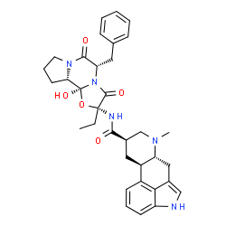 ChemSpider 2D Image | (5'alpha,10alpha)-5'-Benzyl-2'-ethyl-12'-hydroxy-3',6',18-trioxo-9,10-dihydroergotaman | C34H39N5O5