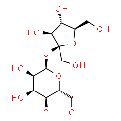 ChemSpider 2D Image | alpha-D-Allopyranosyl beta-D-fructofuranoside | C12H22O11