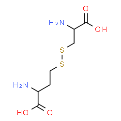 ChemSpider 2D Image | 2-Amino-4-[(2-amino-2-carboxyethyl)dithio]butanoic acid | C7H14N2O4S2