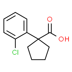 ChemSpider 2D Image | 1-(2-Chlorophenyl)cyclopentanecarboxylic acid | C12H13ClO2