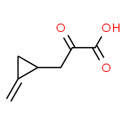 ChemSpider 2D Image | beta-(methylenecyclopropyl)pyruvic acid | C7H8O3