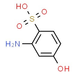 ChemSpider 2D Image | 2-Amino-4-hydroxybenzenesulfonic acid | C6H7NO4S