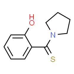 ChemSpider 2D Image | 2-(PYRROLIDINE-1-CARBOTHIOYL)PHENOL | C11H13NOS