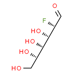 ChemSpider 2D Image | 2-Deoxy-2-fluoro-D-mannose | C6H11FO5