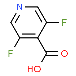 ChemSpider 2D Image | 3,5-Difluoroisonicotinic acid | C6H3F2NO2