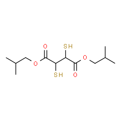 ChemSpider 2D Image | Diisobutyl 2,3-disulfanylsuccinate | C12H22O4S2