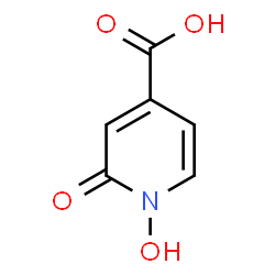 ChemSpider 2D Image | 1-Hydroxy-2-oxo-1,2-dihydro-4-pyridinecarboxylic acid | C6H5NO4