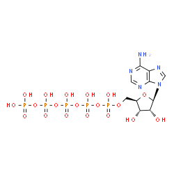 ChemSpider 2D Image | ADENOSINE-5'-PENTAPHOSPHATE | C10H18N5O19P5