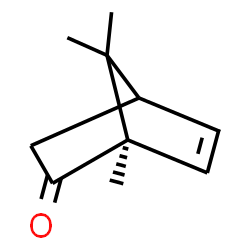 ChemSpider 2D Image | (1R)-1,7,7-Trimethylbicyclo[2.2.1]hept-5-en-2-one | C10H14O
