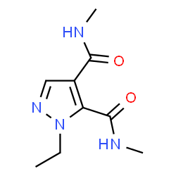 ChemSpider 2D Image | 1-Ethyl-N,N'-dimethyl-1H-pyrazole-4,5-dicarboxamide | C9H14N4O2