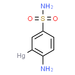 ChemSpider 2D Image | (2-amino-5-sulfamoyl-phenyl)mercury | C6H7HgN2O2S