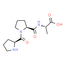 ChemSpider 2D Image | L-Prolyl-L-prolyl-L-alanine | C13H21N3O4