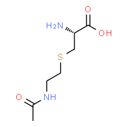 ChemSpider 2D Image | S-(2-Acetamidoethyl)-L-cysteine | C7H14N2O3S