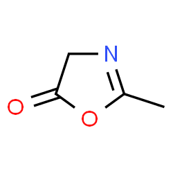 ChemSpider 2D Image | 2-methyl-4H-1,3-oxazol-5-one | C4H5NO2